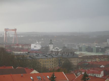 Göteborg badar i dimma - som vanligt på våren