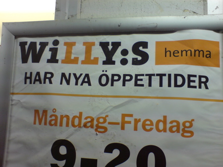 Willys Hemma - Eller är det Willys Hemska?