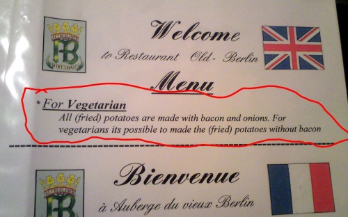 Vad står det egentligen om vegetarisk potatis?